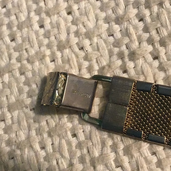 Vintage Sarah Coventry panel bracelet gold tone EUC - Picture 5 of 10